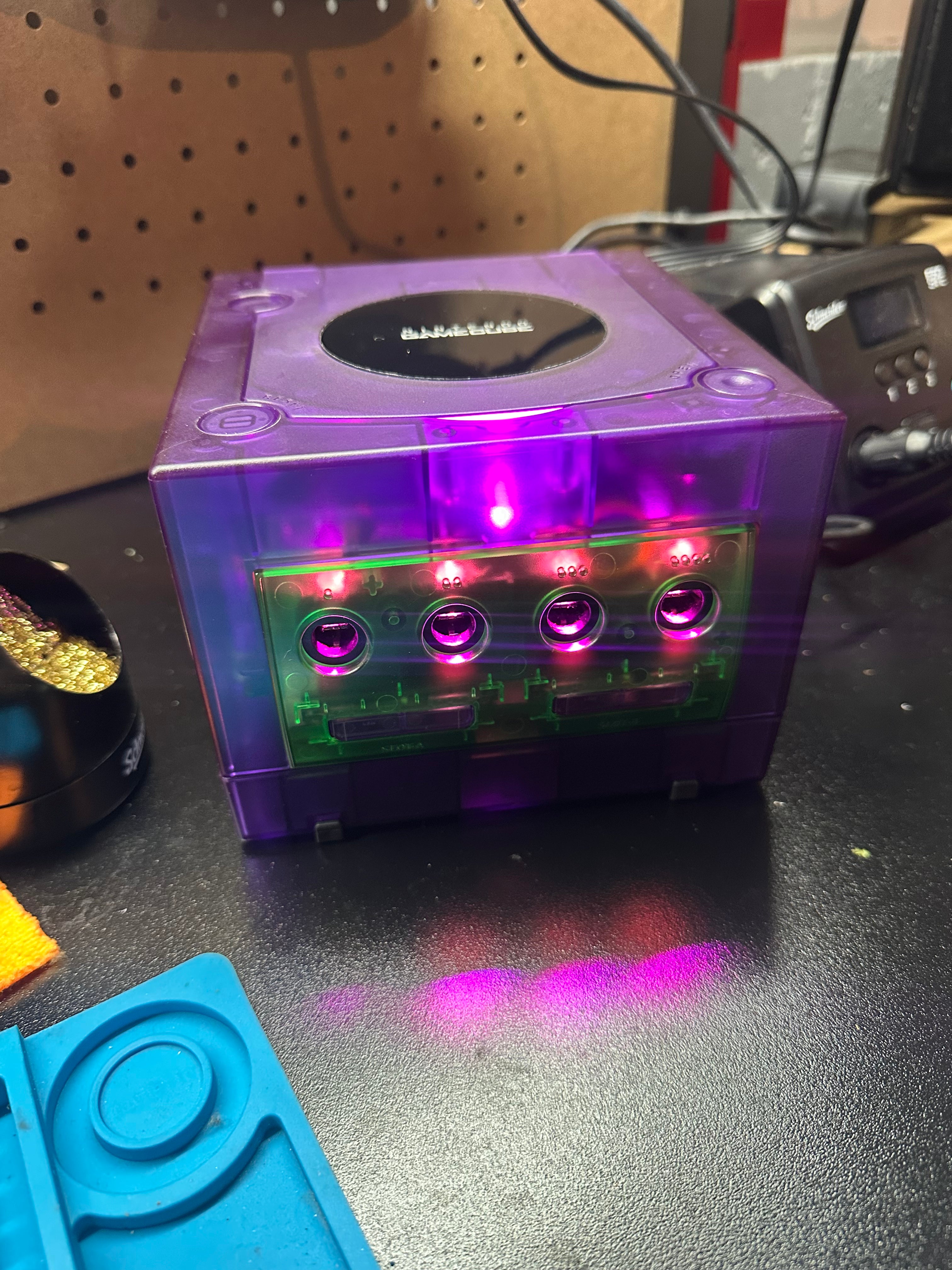 GameCube DOL-001 Purple Custom Console Only